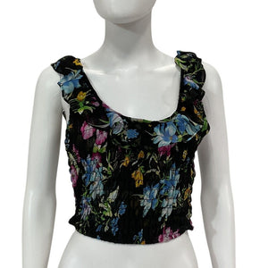 Misa Los Angeles Chic Flora Allover Paola Top Size S