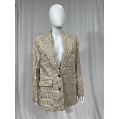L'Academie 'Abigail' White Blazer Size S