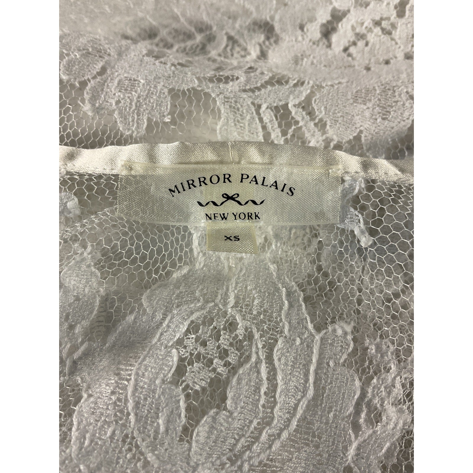 Mirror Palais 'Marilyn' White Cardigan Size XS