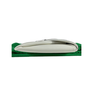 Bottega Veneta Ivory Triangle Clutch