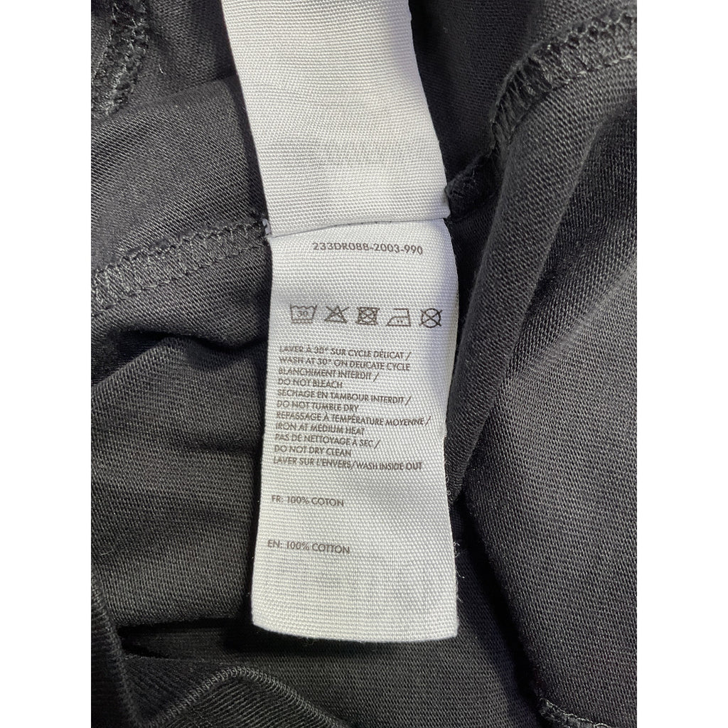 Jacquemus La Robe T-Shirt 'Bahia' Black Cotton Dress Size S