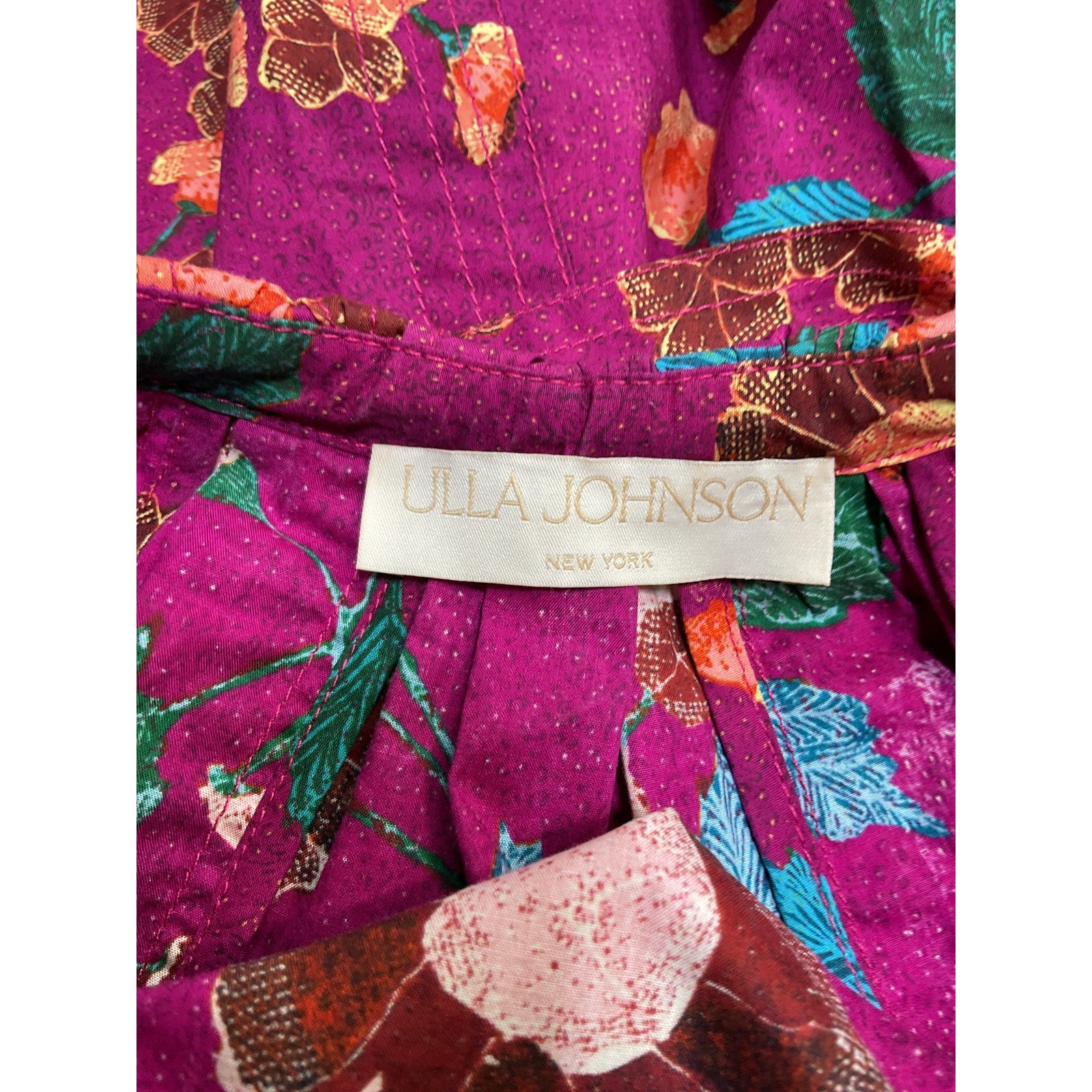 Ulla Johnson 'Brienne' Pink Cotton Dress Size 4