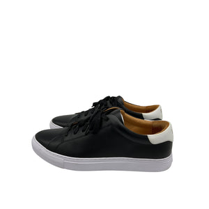 Ralph Lauren 'Jermain' Black Leather Sneaker Size 11