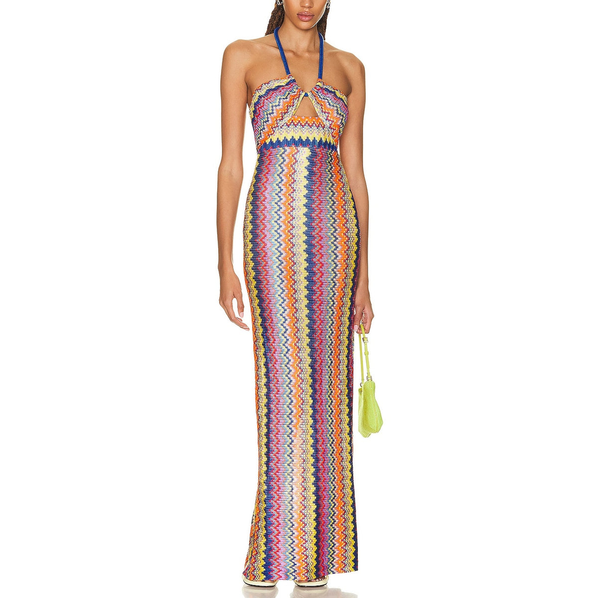 Alexis Vibrant Multicolor Vedette Dress Size S