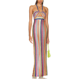 Alexis Vibrant Multicolor Vedette Dress Size S