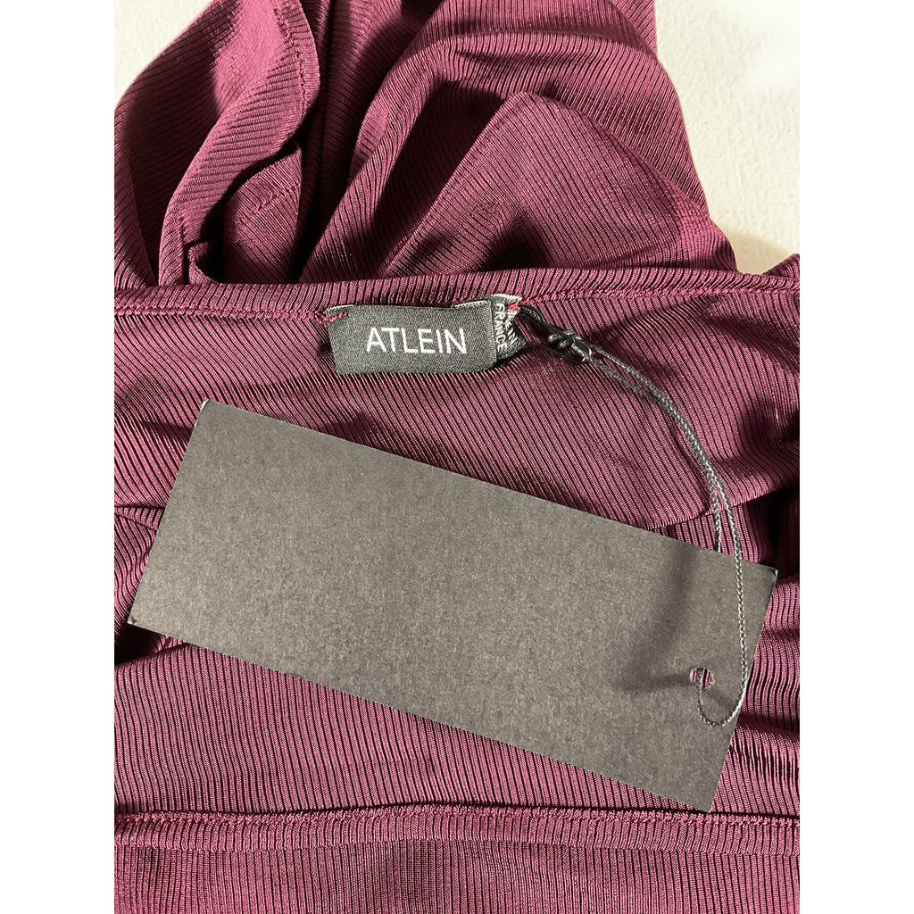 Atlein 'Ruched' Brown Mini Dress Size 36 - NWT