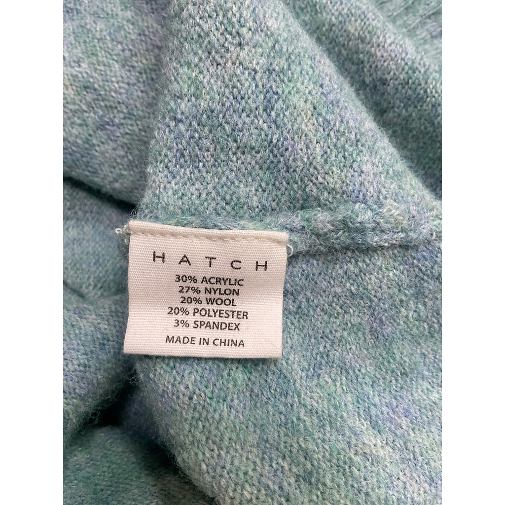Hatch 'The Mina' Green Acrylic V-Neck Sweater Size 3