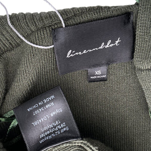 Line & Dot Asymmetric Green Sylvie Sweater Dress Size XS