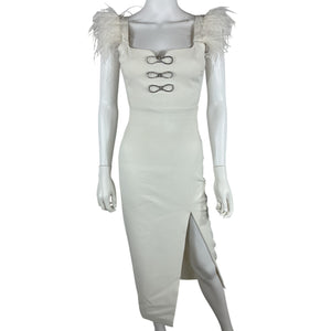 Likely Embellished Cream Rizzo Dress Size 00
