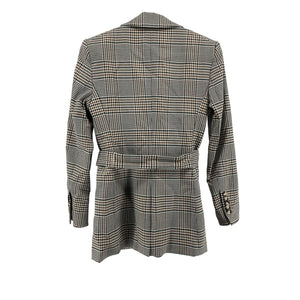 Veronica Beard 'Ryanne' White Polyester Belted Dickey Jacket Size 4 - NWT