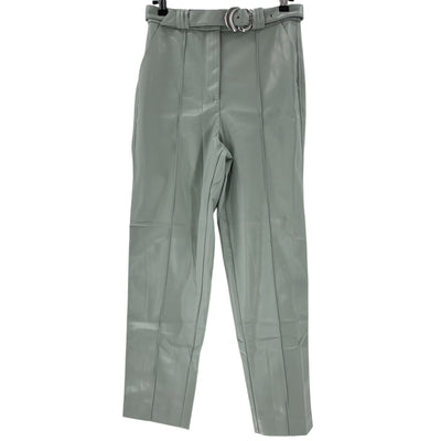 Simkhai Vegan Leather Teal Pauline Size 4 Pants