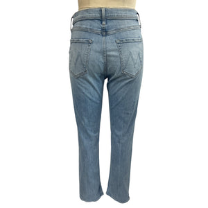 Mother High Rise Skinny Distressed Dreamer Rider Denim Jeans Size 29
