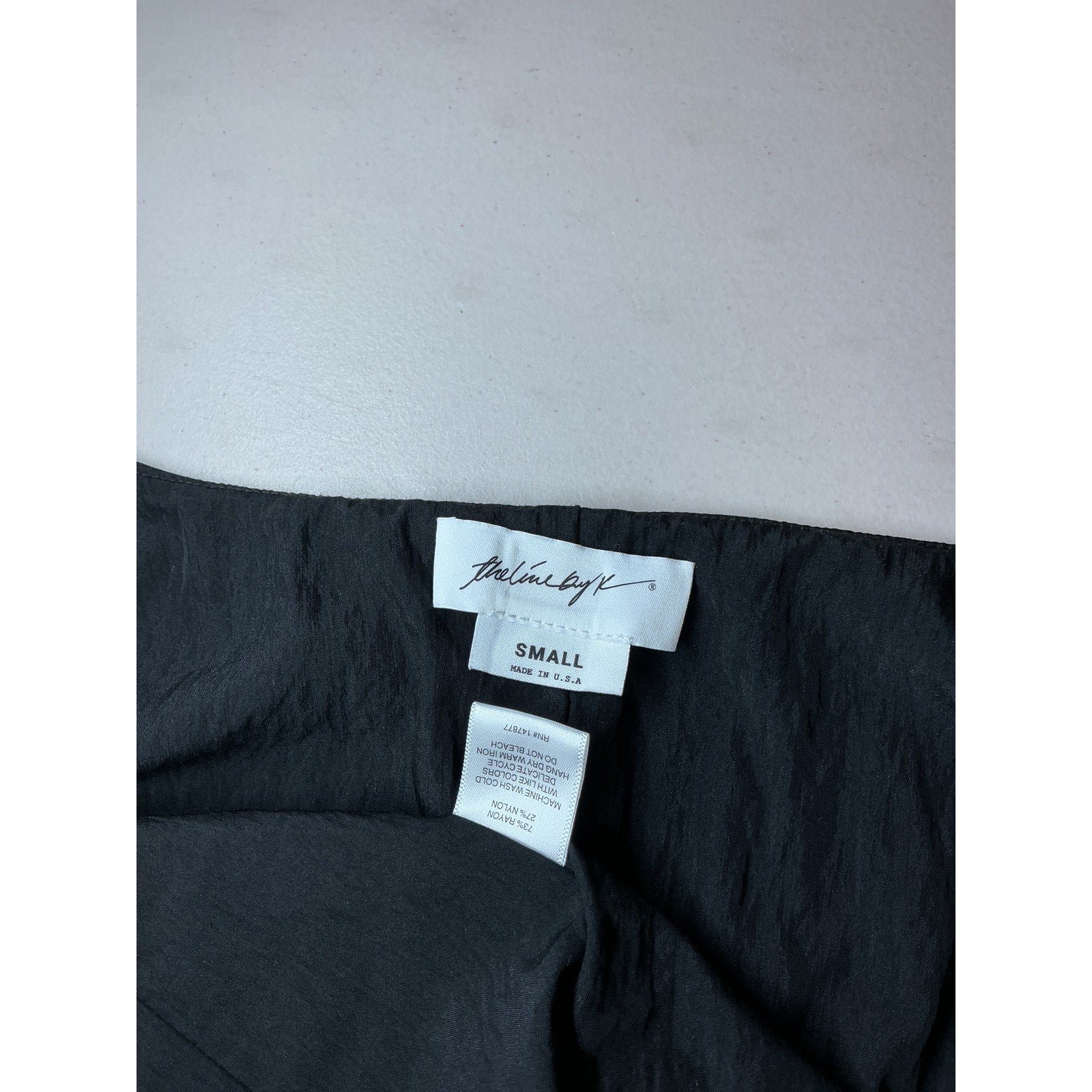 The Line By K 'Zhade' Black Rayon Top Size S