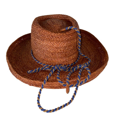 Loro Piana Braided Tan Ofelia Sun Hat Size S