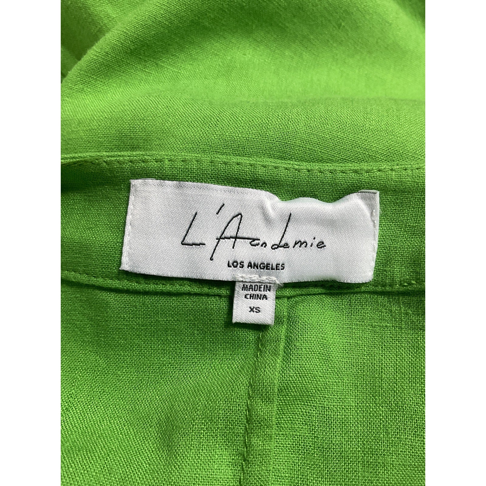 L'Academie 'The Janeiro' Green Kimono Sleeve Mini Dress Size XS
