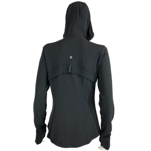Lululemon Sleek Black Define Hooded Jacket Size 12