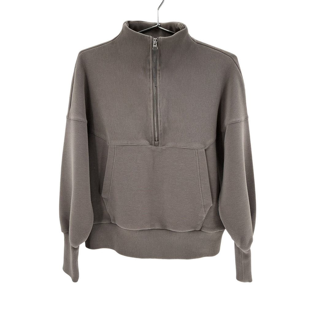 Varley 'Acadia' Grey Half Zip Sweatshirt Size S