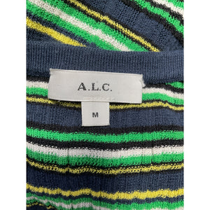 A.L.C. 'Iris' Green Sheer Top Size M