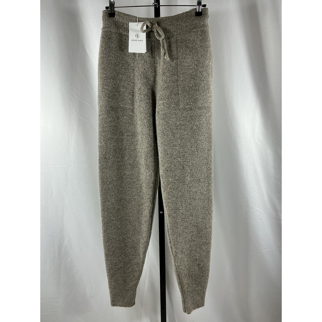 Anine Bing 'Saylor' Grey Acrylic Jogger Size XS - NWT