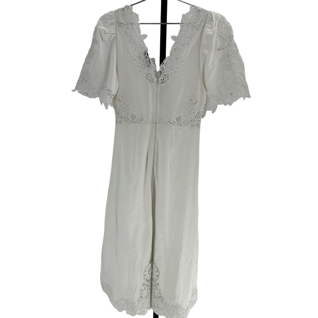 Sea New York 'Marcella' White Cotton Dress Size 2