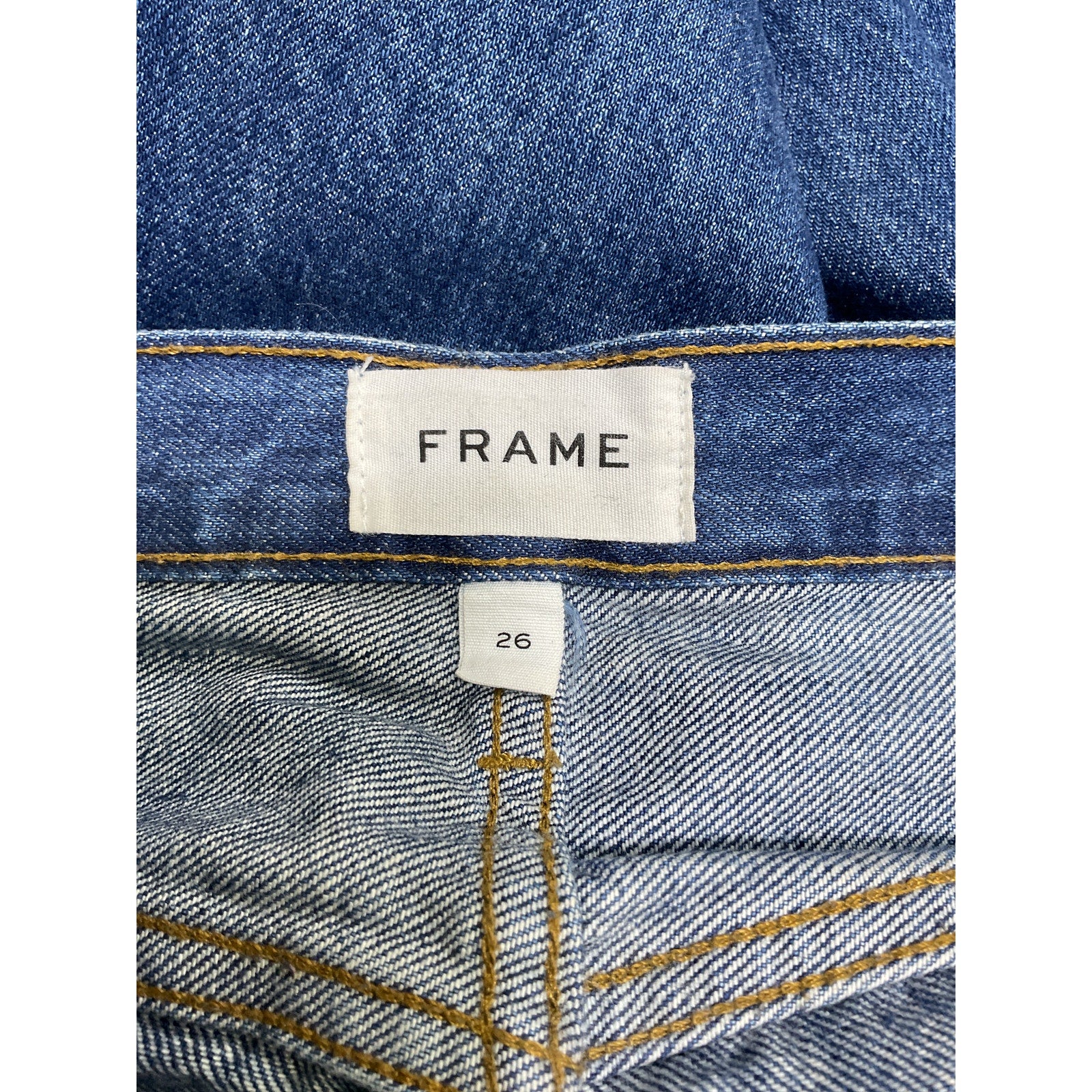 Frame 'Le' Blue Cotton Jane Crop Jean Size 26