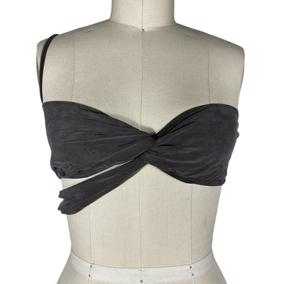 Jacquemus Sleek Brown Espelho Bandeau Top Size S NWT