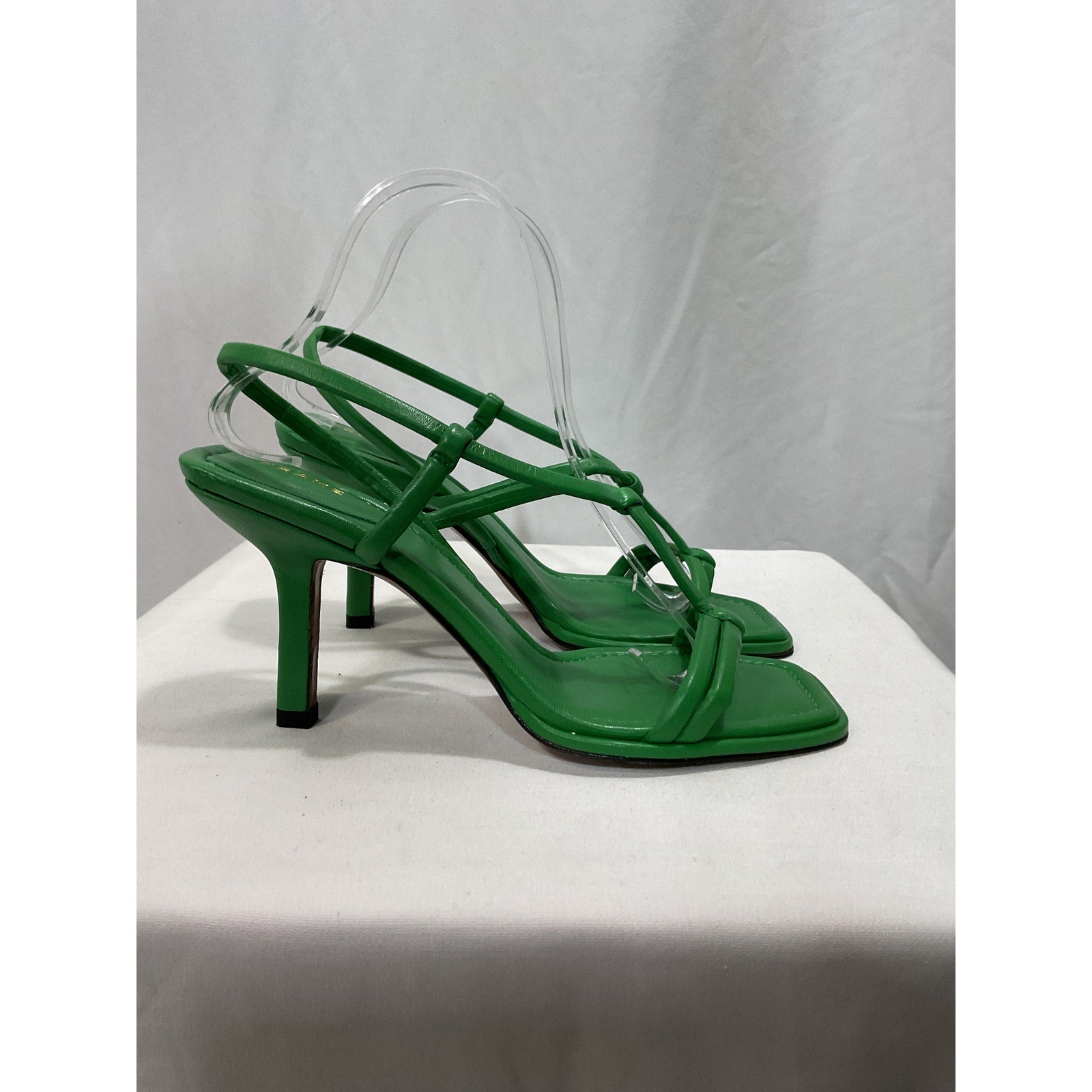 Frame 'Le' Green Leather Addison Sandal Size 10