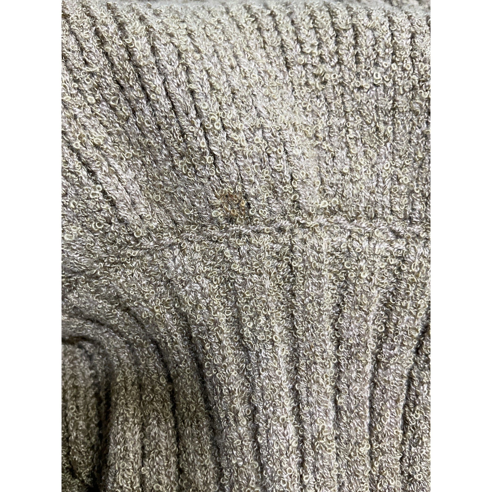 L'Academie 'Lucia' Tan Acrylic Cropped Turtleneck Sweater Size XS