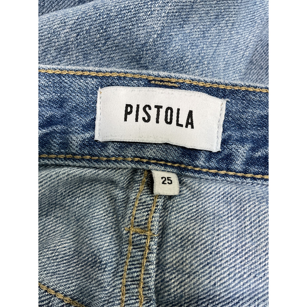 Pistola 'Presley' Blue Cotton Straight Jean Size 25