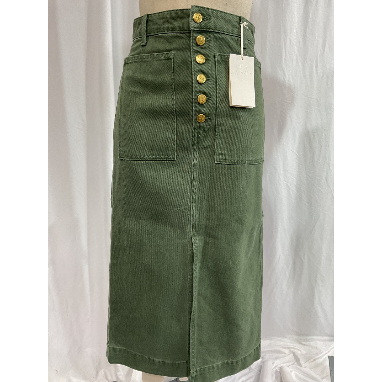 Ulla Johnson 'The Bea' Green Skirt Size 0 - NWT