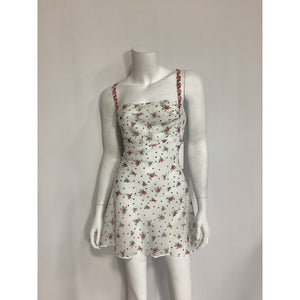For Love & Lemons 'Gabrielle' White Mini Dress Size S - NWT