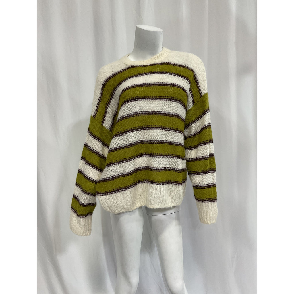 Mother 'The Biggie' White Jumper Size S