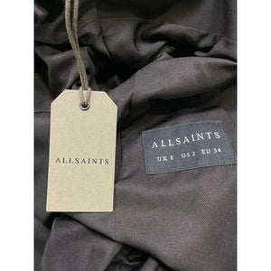 Allsaints Tailored Black Aleida Blazer Size 2 NWT