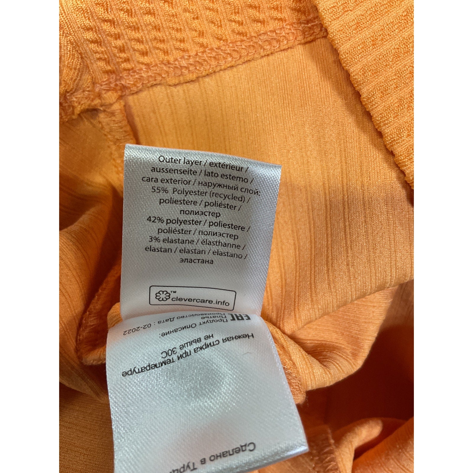 Rotate Birger Christensen 'Alice' Orange Cutout Ribbed Recycled Jersey Midi Dress Size 8 - NWT