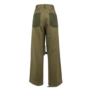 Rag And Bone Wide Leg Green Banks Pants Size 6