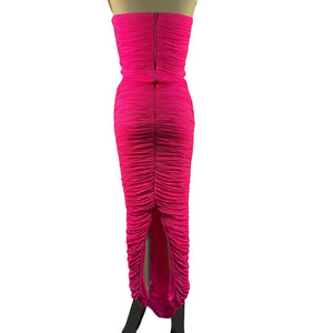 Alex Perry Ruched Pink Haynes Gown Size 10