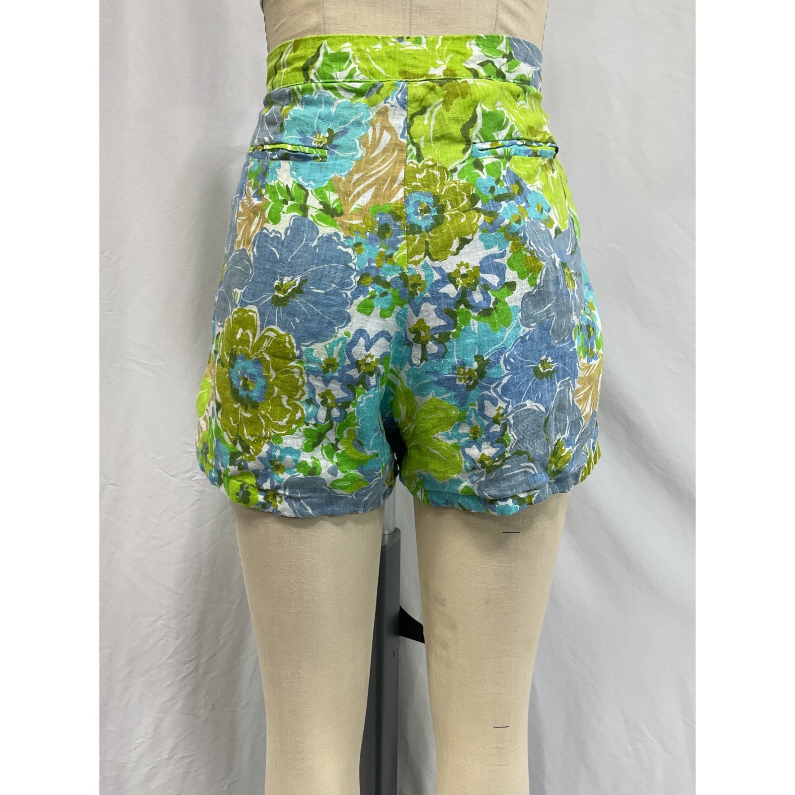 Faithfull The Brand 'Sa Sommas' Green Linen Skort Size M