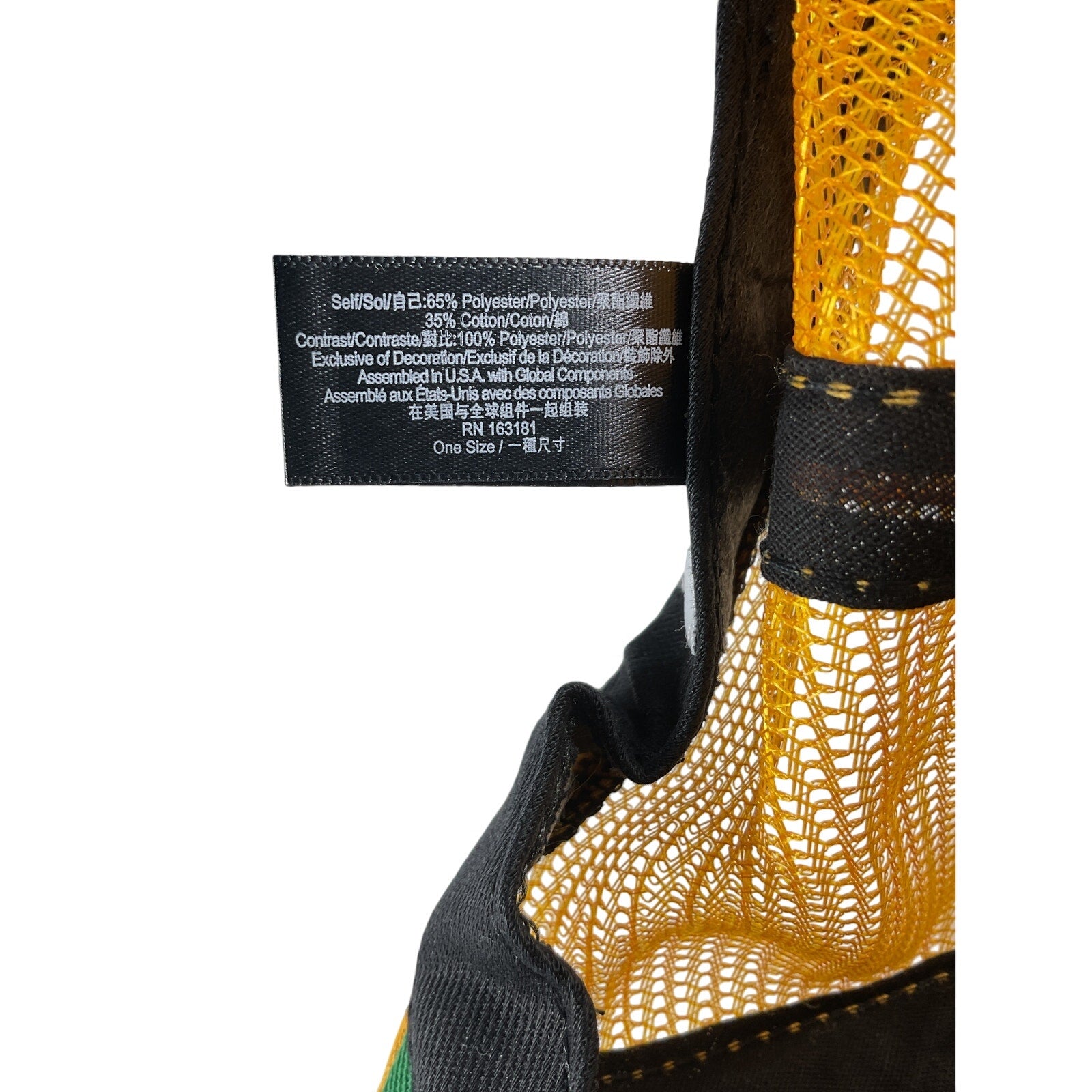 Rhude 'Cigars' Yellow & Ivory Trucker Hat Size OS