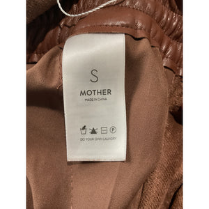 Mother Sleek Friar Brown Landslide Jumpsuit Size S