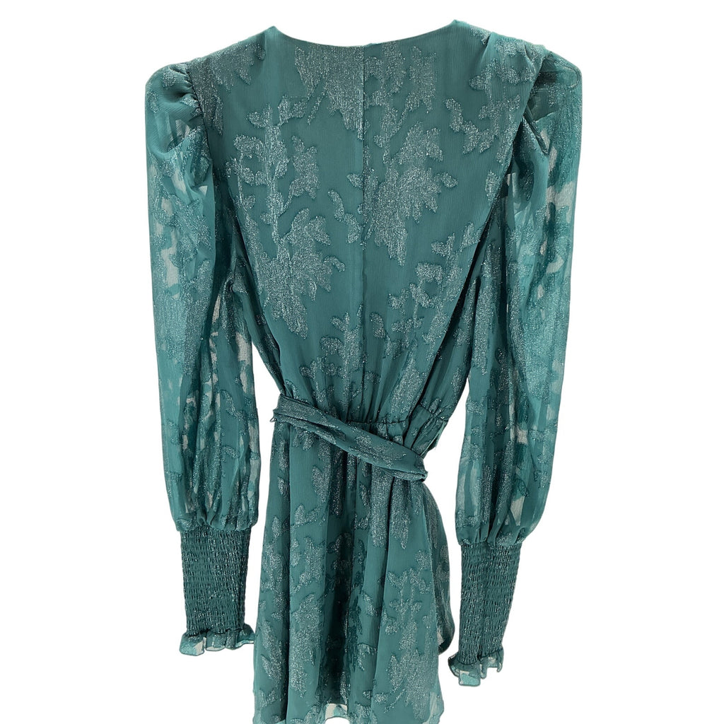 House Of Harlow 1960 x Revolve 'Sumner' Green Poly Mini Dress Size S