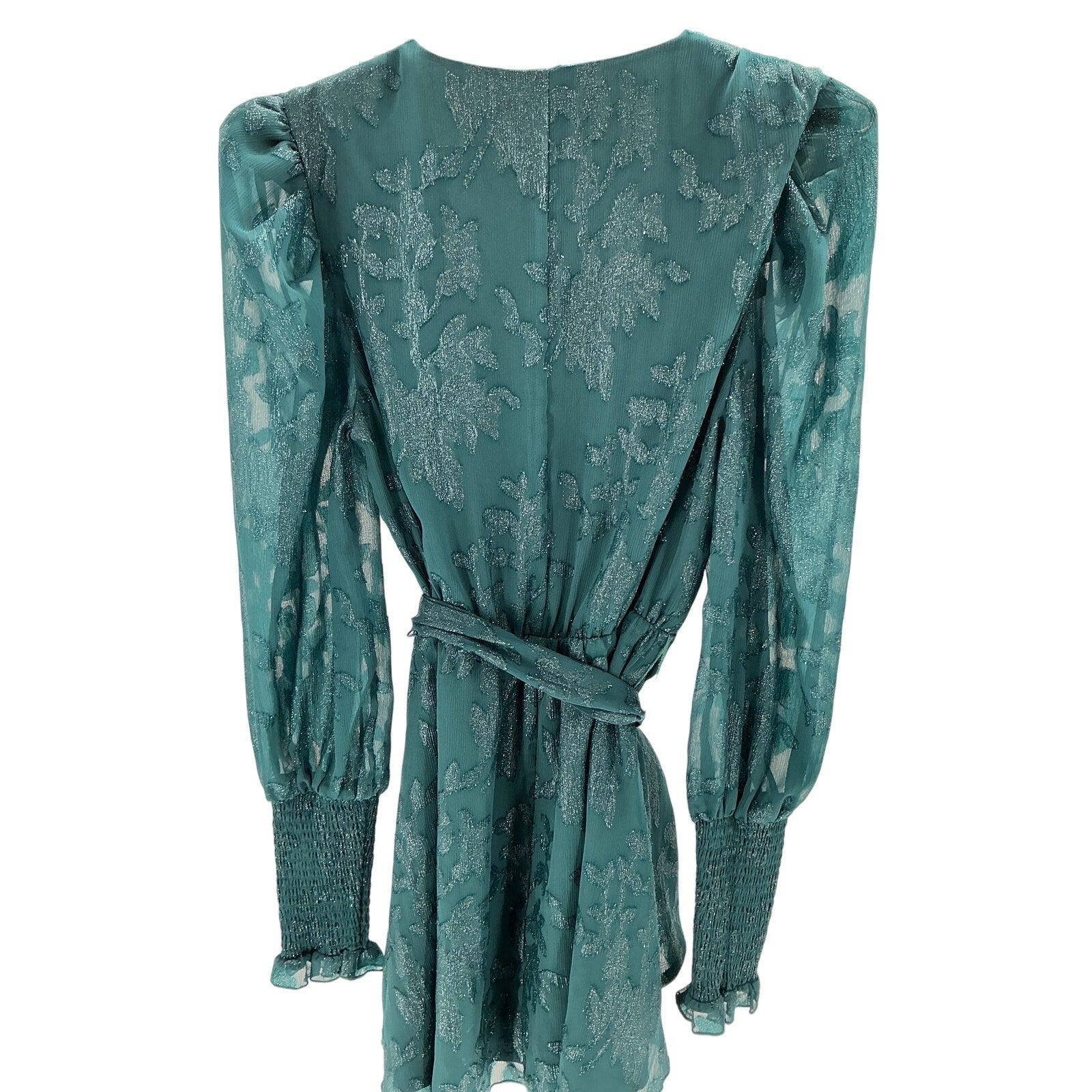House Of Harlow 1960 x Revolve 'Sumner' Green Poly Mini Dress Size S