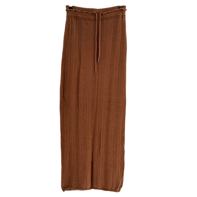 Lpa Knit Coffee Bennett Skirt Size S