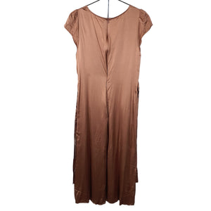 Reformation Silky Rose Gold Kaye Size 12 Dress