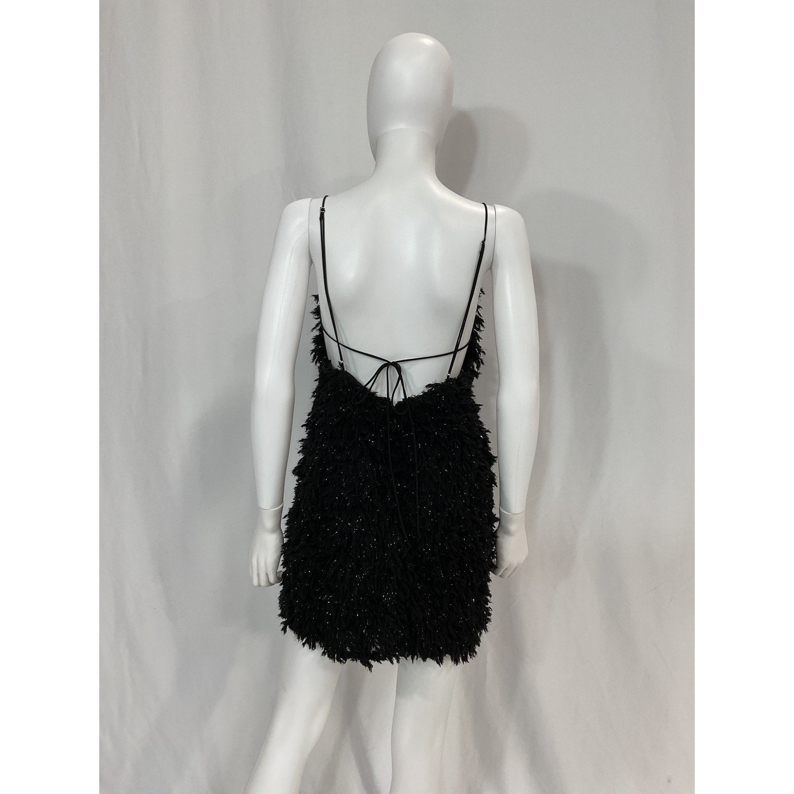 For Love & Lemons 'Kamara' Black Mini Dress Size M