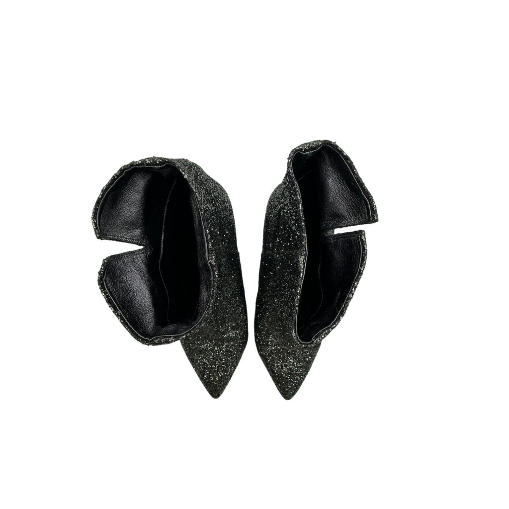 Isabel Marant Silver Printed Boots Size 11