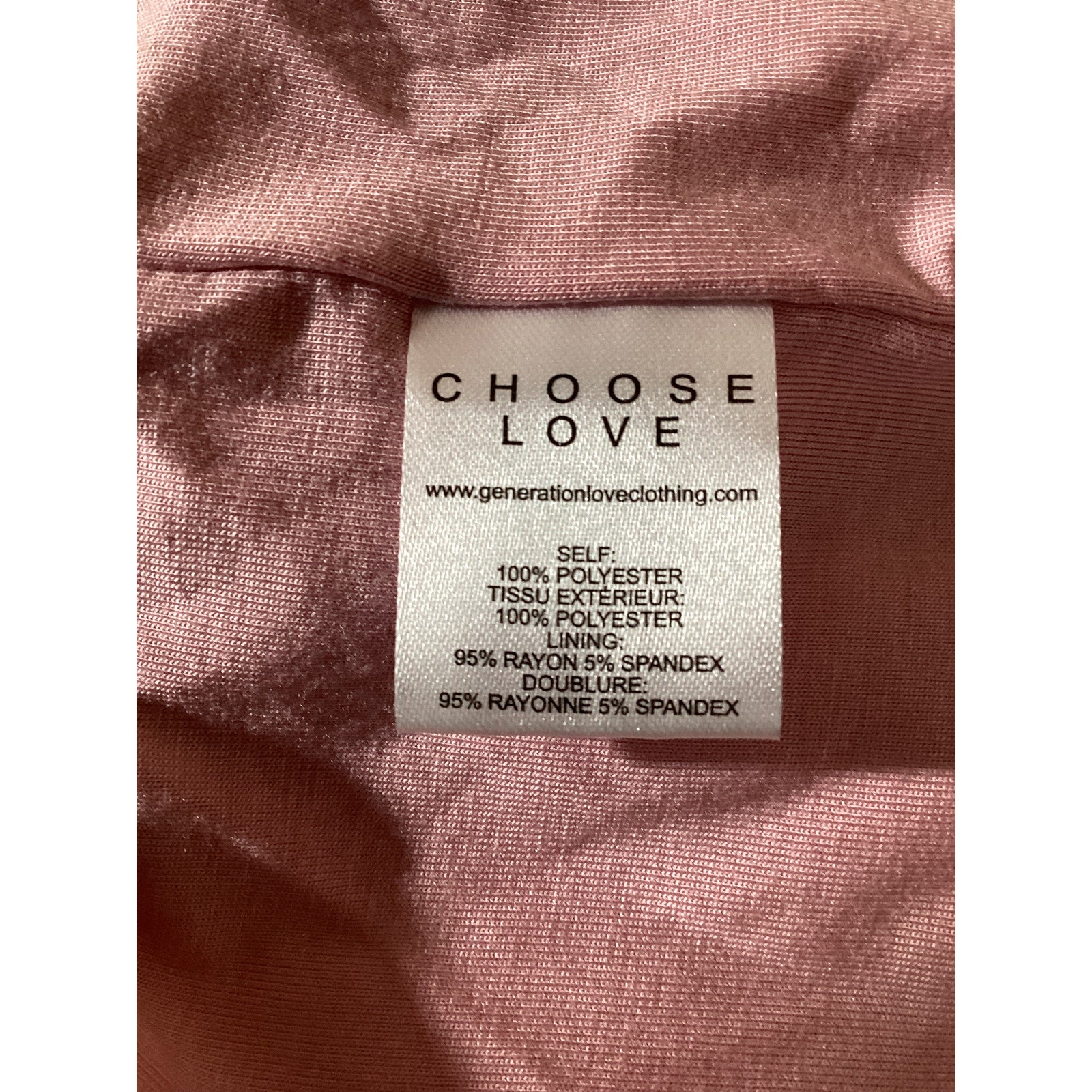 Generation Love 'Kai' Pink Sequined T-Shirt Size XS