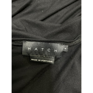 Hatch 'The Perfect' Black V Neck Top Size 2