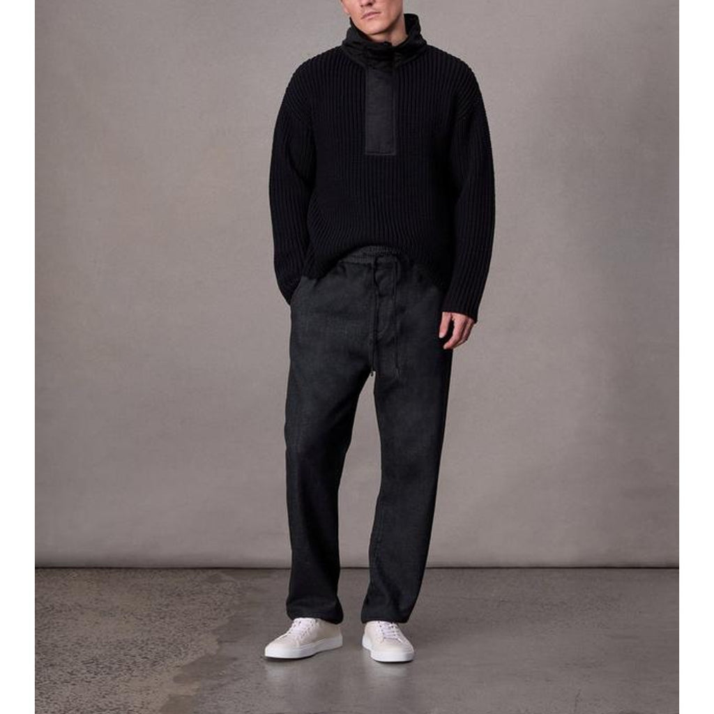 Rag & Bone 'Bradford' Black Cotton Stride Track Pant Size XS