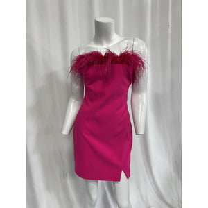 Likely 'Katy' Pink Square Neck Mini Dress Size 4