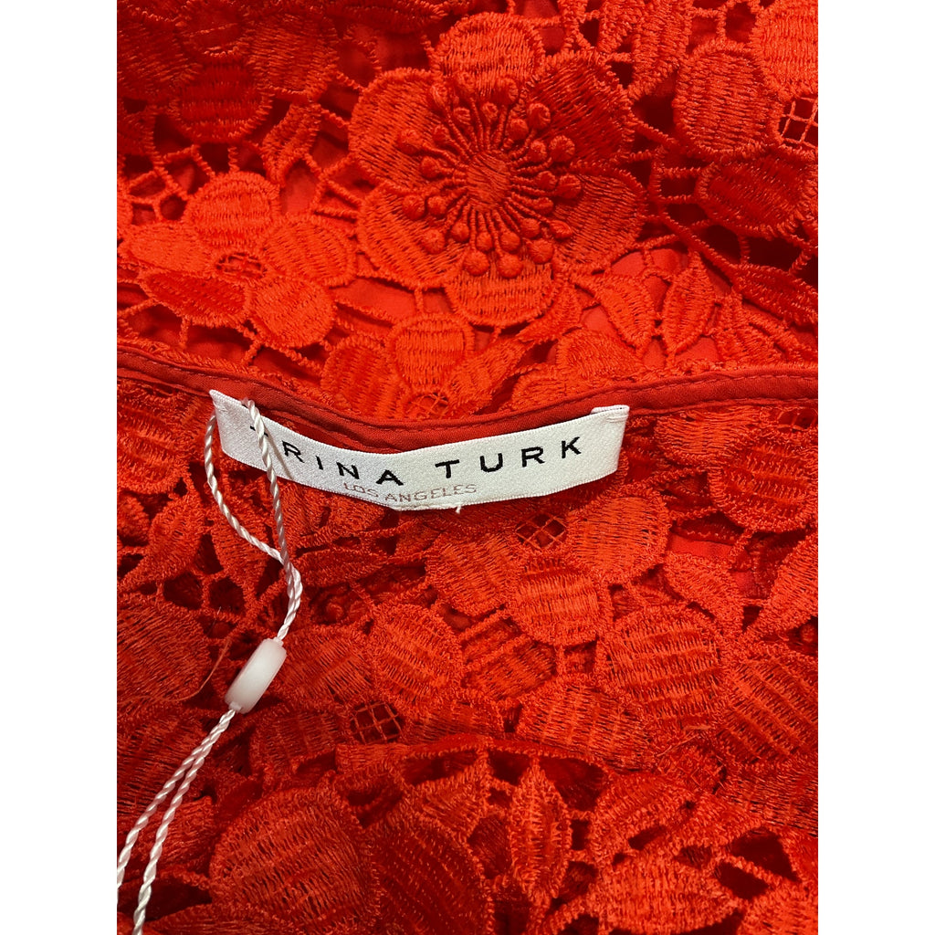 Trina Turk 'Sun' Red Polyester Dress Size 6 - NWT